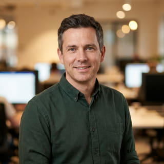 Daniel Carter, aangeduid als Chief Technology Officer bij Maan Winstdijk, headshot